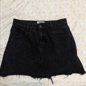 Dark Denim Mini Skirt